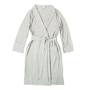 NWT Goumi Kids Mom Robe Storm Gray XS/S Bamboo Organic Cotton Pockets Maternity
